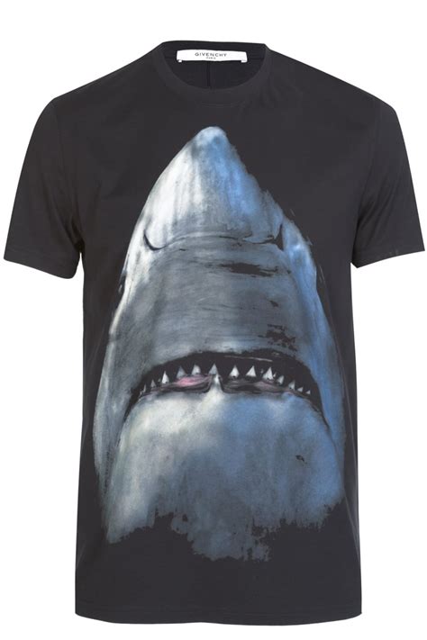 shark shirt givenchy|Givenchy shark tee.